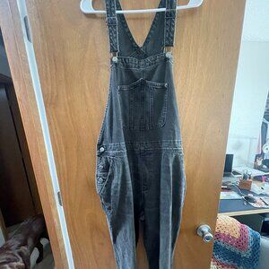 Old Navy Black Overalls Straight Leg Sz 16 New with Tags